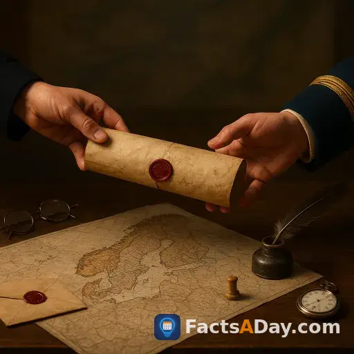 In 1814, the Treaty of Kiel forced Denmark to cede Norway to Sweden