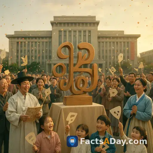 North Korea celebrates the 1444 invention of an alphabet designed for common people