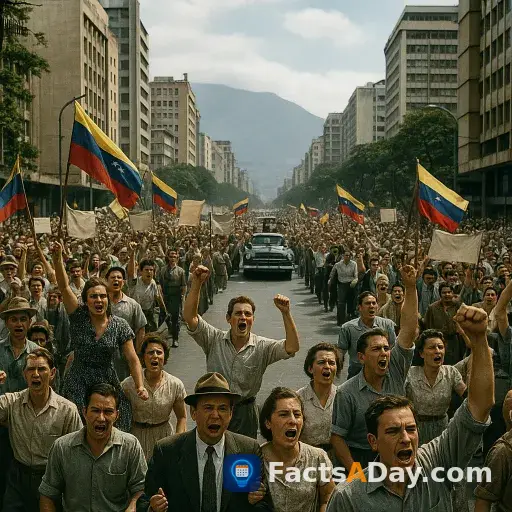 A 1958 street uprising forced a Venezuelan dictator to flee his country