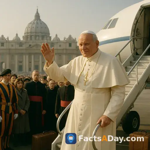 In 1979, the Pope began the first of many historic world tours