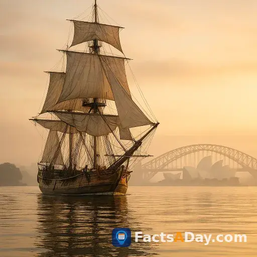 Australien gedenkt der Ankunft der First Fleet in der Sydney Cove im Jahr 1788