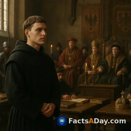 In 1521, an imperial assembly met to decide the fate of Martin Luther
