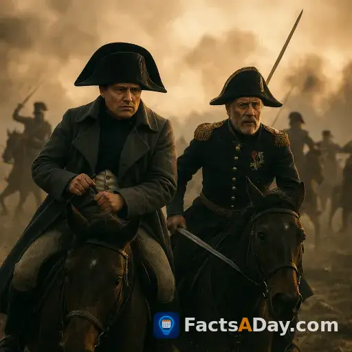 In 1814, both Napoleon and his rival narrowly escaped capture in the same battle