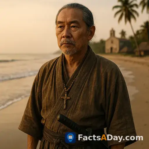 A Japanese samurai died in exile in 1615 after refusing to renounce his faith