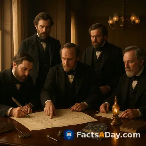 In 1861, six states met to begin the formation of the Confederacy