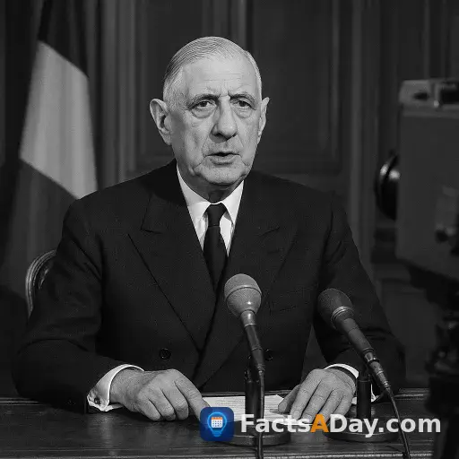 In 1962, Charles de Gaulle called for Algeria to be granted independence