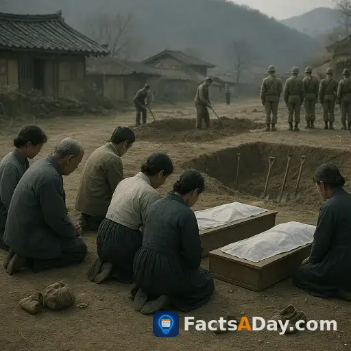 In 1951, a secret massacre of hundreds was carried out by South Korean forces