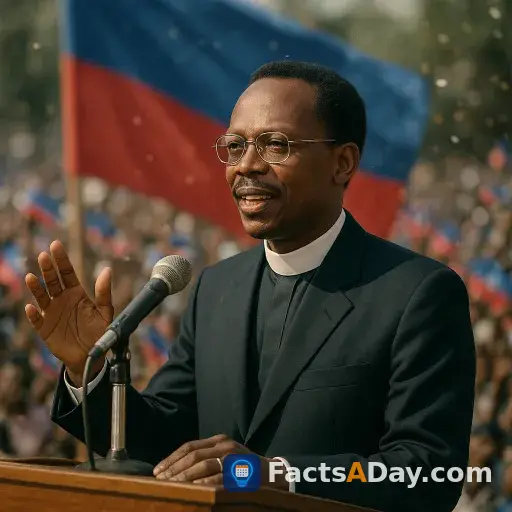 In 1991, a former priest became Haiti's first democratically elected president