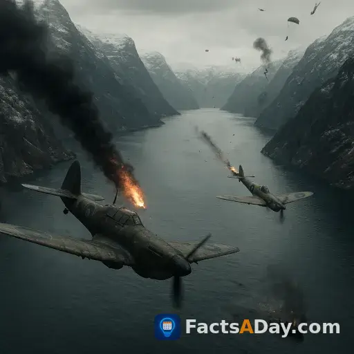 A 1945 air battle over a Norwegian fjord became the deadliest day for the Allied Strike Wing
