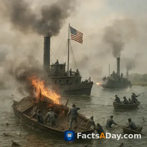 In 1862, a Union flotilla wiped out the Confederate 'Mosquito Fleet' in North Carolina