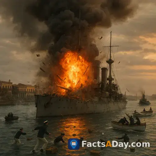 In 1898, a mysterious ship explosion in Havana harbor triggered the Spanish-American War