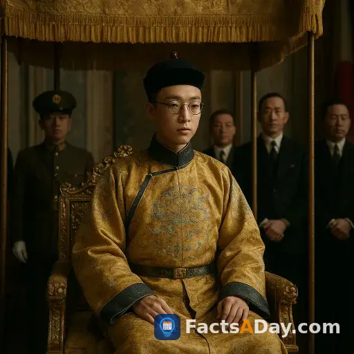 In 1932, Japan installed China's last emperor as the leader of a puppet state