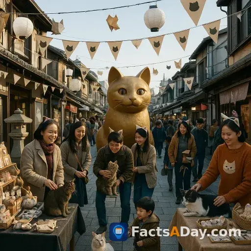 Japan feiert einen nationalen Katzentag, weil das Datum wie Miauen klingt