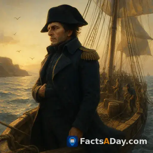 In 1815, Napoleon escaped his island exile with a small fleet to reclaim an empire