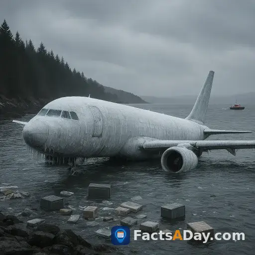 A 2001 cargo flight crashed into a Scottish firth after ice paralyzed its engines