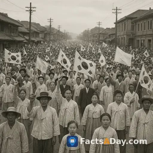 In 1919, a peaceful protest sparked a nationwide movement for Korean independence