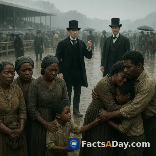 In 1859, the largest slave auction in American history began at a Georgia racetrack