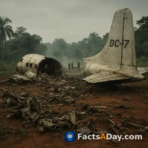 A 1962 tragedy in Cameroon became the deadliest crash of a DC-7 aircraft