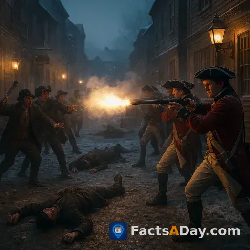 In 1770, a tense street brawl between colonists and British soldiers ignited the American Revolution