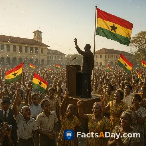 In 1957, Ghana became the first Sub-Saharan nation to break free from British rule