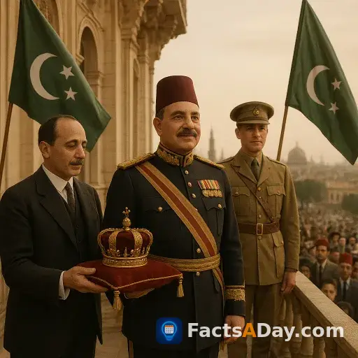 In 1922, Egypt transitioned from a protectorate to a kingdom under King Fuad I