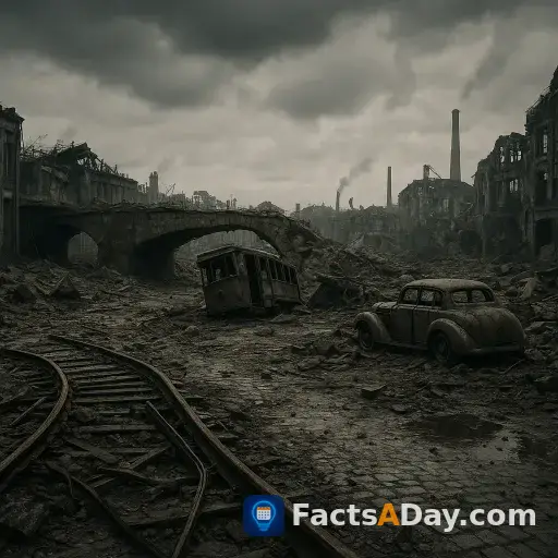 In 1945, Hitler's Nero Decree ordered the total destruction of Germany's infrastructure