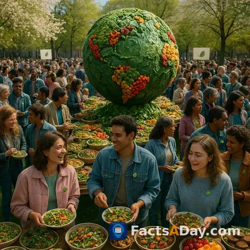 A 1985 campaign launched the world's largest annual event promoting plant-based diets