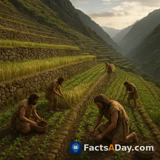 Ancient farmers built stone walls that increased crop yields by three hundred percent