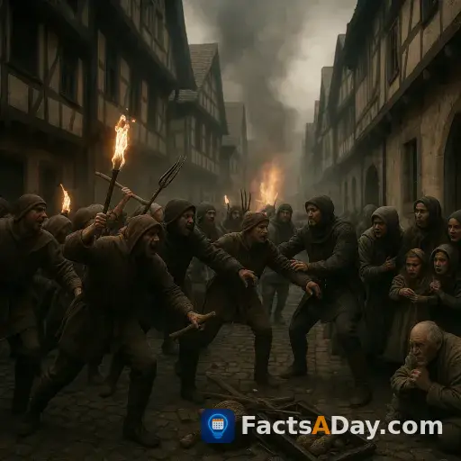 In 1349, a panicked plague conspiracy led to a tragic massacre in Germany