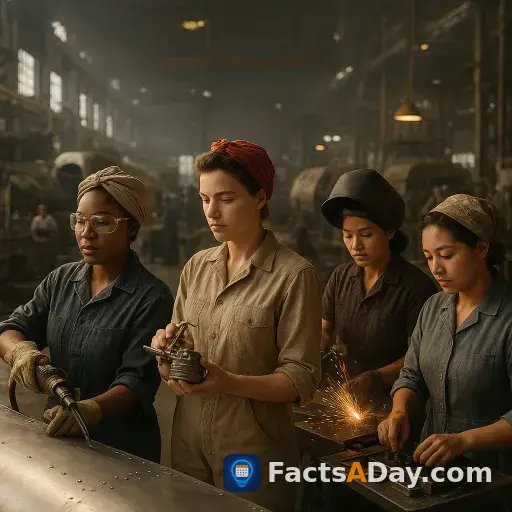 Hommage aux femmes dont le travail industriel a aidé à gagner la Seconde Guerre mondiale