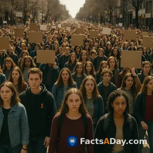 In 2018, millions of students led the largest youth protest against gun violence