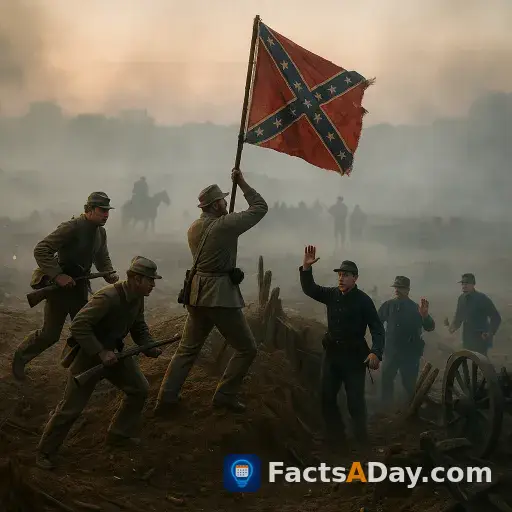 Robert E. Lee's final offensive in 1865 briefly captured a Union stronghold