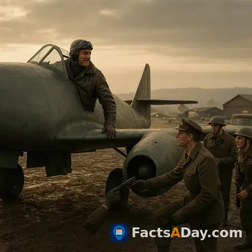 En 1945, un piloto desertor entregó el primer caza a reacción a los Aliados