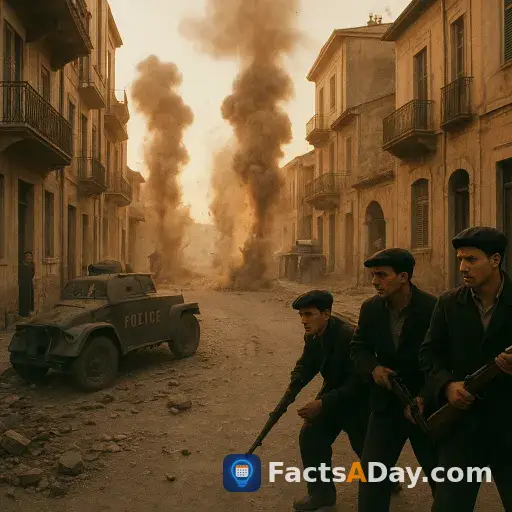 A secret militant group began a 1955 rebellion to end British rule in Cyprus