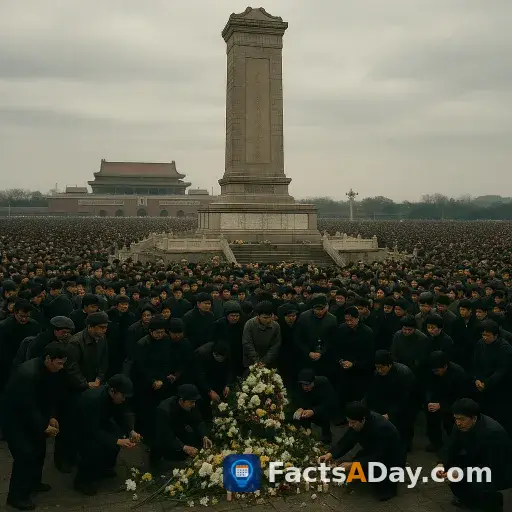 In 1976, mourning for a beloved leader sparked a massive protest in Tiananmen Square