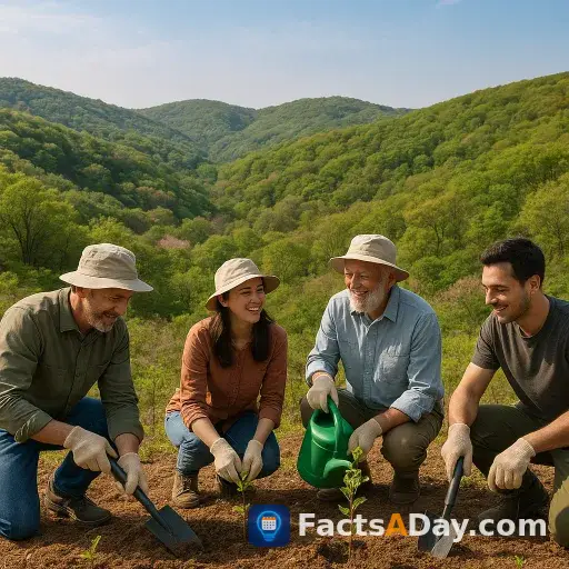 South Korea celebrates Sikmogil to honor a massive post-war reforestation success