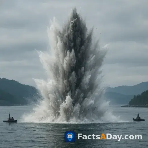 En 1958, Canadá usó una explosión no nuclear masiva para vaporizar una peligrosa montaña submarina