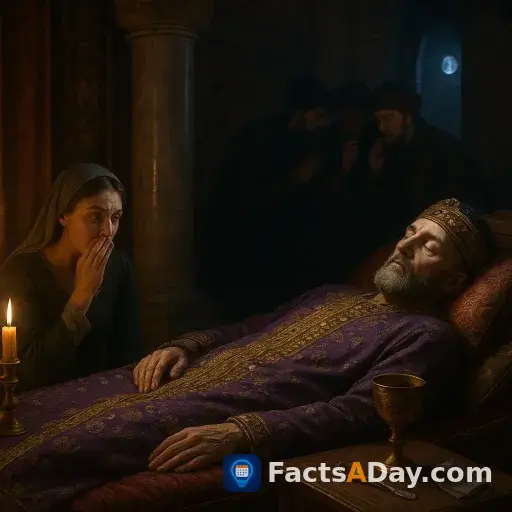 A 1340 palace conspiracy ended the reign of a controversial Byzantine emperor