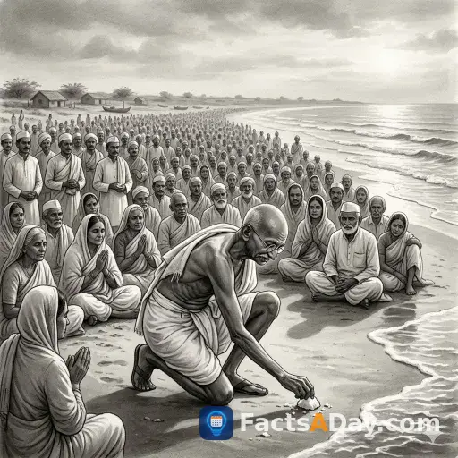 In 1930, Gandhi picked up a handful of salt to defy an empire