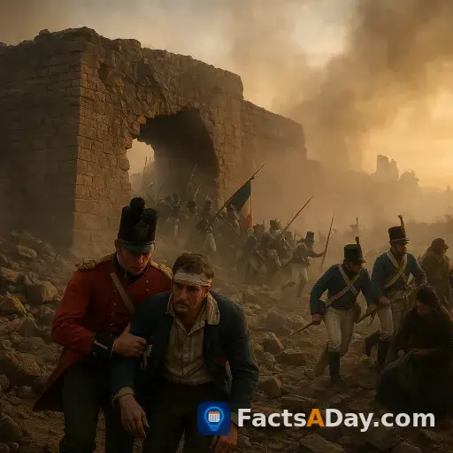 The 1812 assault on Badajoz turned the tide of the war against Napoleon
