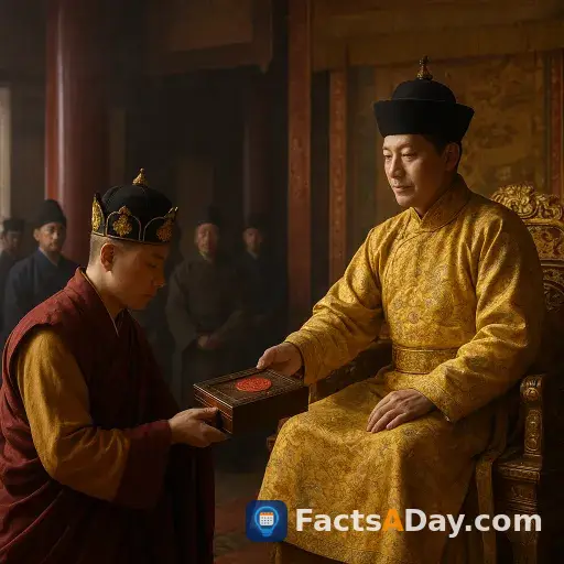Im Jahr 1407 erhielt ein tibetischer Lama einen göttlichen Titel vom Ming-Kaiser in Nanjing