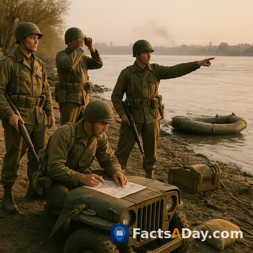 미 제9군이 1945년 엘베강에 도달하며 베를린 직전에서 멈췄습니다
