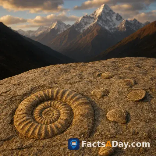 Himalaya-Gipfel bergen alte Ozeanfossilien