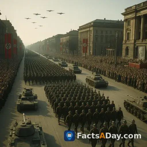 In 1939, a dictator's birthday was declared a national holiday in Nazi Germany