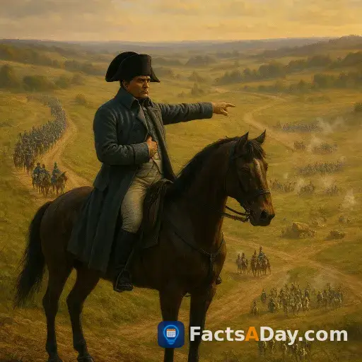Napoleon used a brilliant two-front strategy to split the Austrian army in 1809