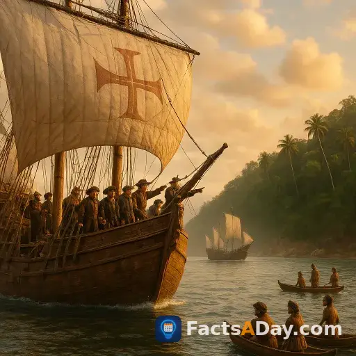 Im Jahr 1500 stieß eine portugiesische Flotte auf dem Weg nach Indien zufällig auf Südamerika
