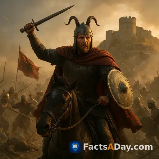 The Albanian leader Skanderbeg defeated a massive Ottoman army in 1467