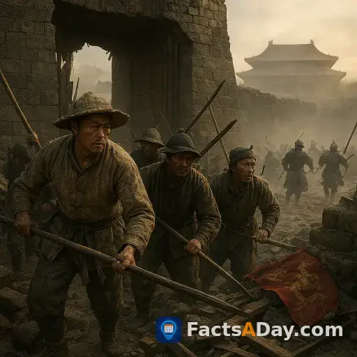 In 1644, a peasant rebellion ended nearly three centuries of Ming rule
