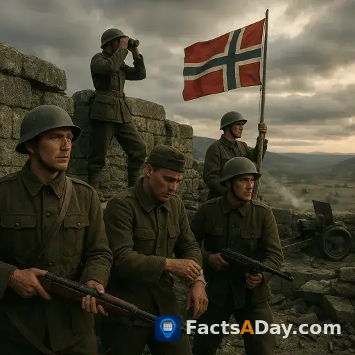 Un pequeño grupo de noruegos defendió una fortaleza de montaña hasta el final en 1940