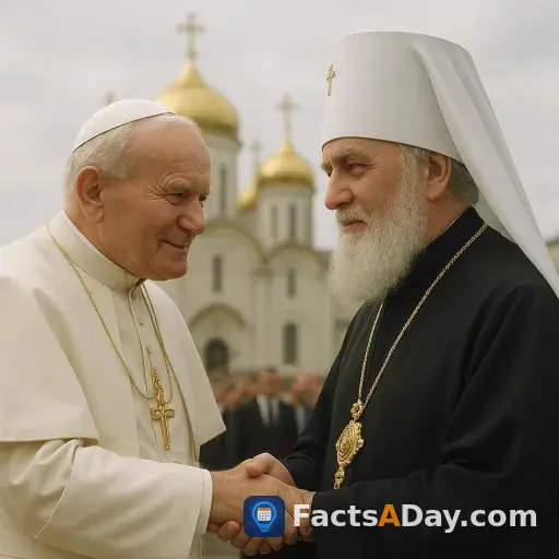 In 1999, a pope finally crossed the religious divide that lasted 1,000 years